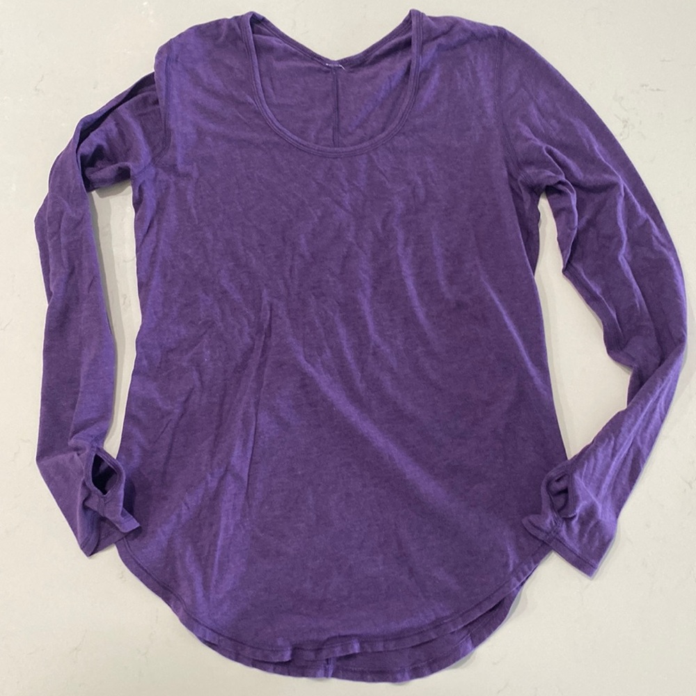 Lululemon cotton long sleeve shirt